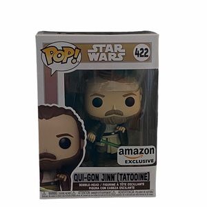 Qui-Gon Jinn Tattooine 422 Amazon Exclusive Funko